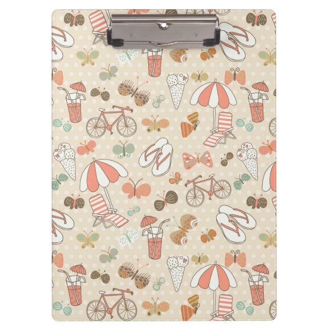 Porte-bloc Motif de vacances d'été (Devant)