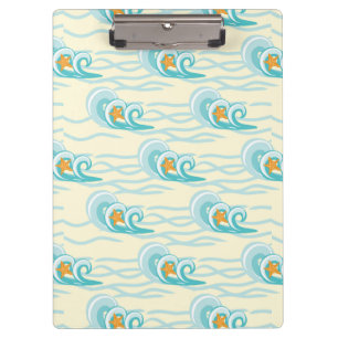 Porte-bloc Motif de vagues mou