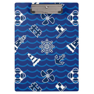 Porte-bloc Motif de vagues nautique mignon