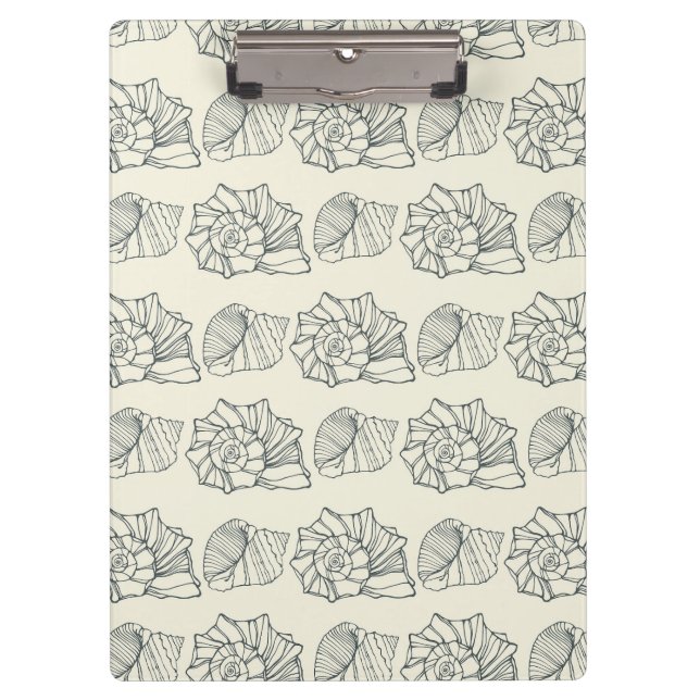 Porte-bloc Motif décoratif de coquilles (Devant)