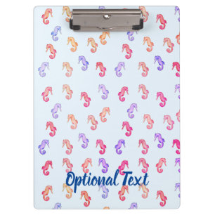 Porte-bloc Motif des hippocampes colorés