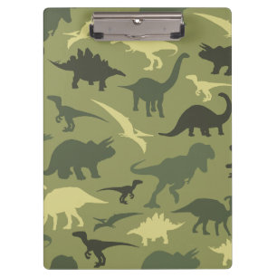 Porte-bloc Motif Dinosaure, Silhouette Dinosaure, Dino Vert