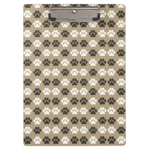 Porte-bloc Motif Empreinte de Patte Terre Sable