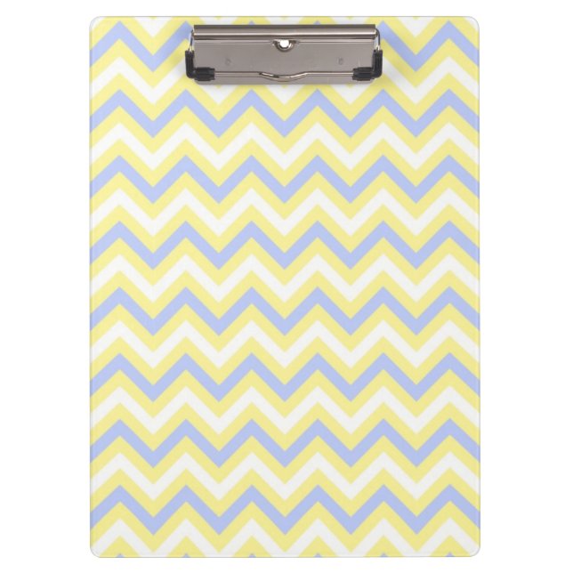 Porte-bloc Motif en pastel de Chevron (Devant)