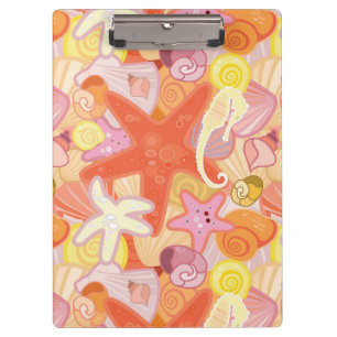 Porte-bloc Motif en pastel de créature de mer