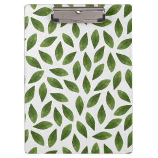 Porte-bloc Motif Feuille couleur vert foncé