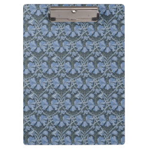 Porte-bloc Motif floral à l'aquarelle bleue élégante