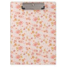 Motif floral aquarelle rose poudré