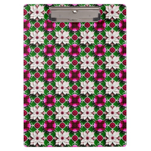 Porte-bloc Motif floral avec des fleurs colorées