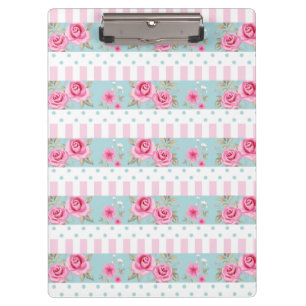 Porte-bloc Motif floral rose et en bon état vintage