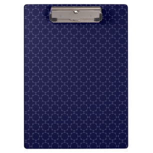 Porte-bloc Motif géométrique islamique bleu foncé