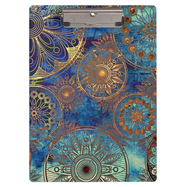 Porte-bloc Motif grunge d'art (Devant)