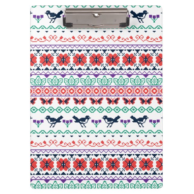 Porte-bloc Motif mexicain de Frida Kahlo | (Devant)