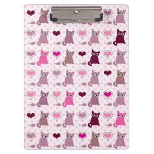 Porte-bloc Motif mignon de filles de chaton