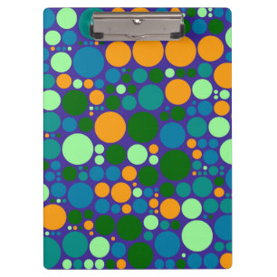 Porte-bloc Motif mosaïque à pois rétro #6