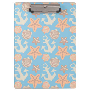 Porte-bloc Motif nautique en pastel