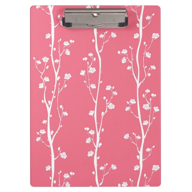 Porte-bloc Motif oriental de fleur de prune (Devant)