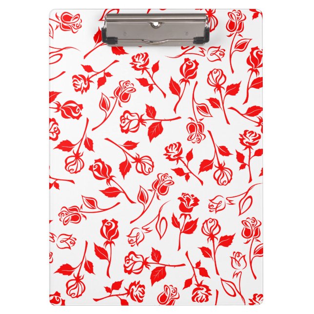Porte-bloc Motif Red Rose (Devant)