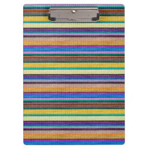Porte-bloc Motif sans couture de rayures de tricot coloré 1