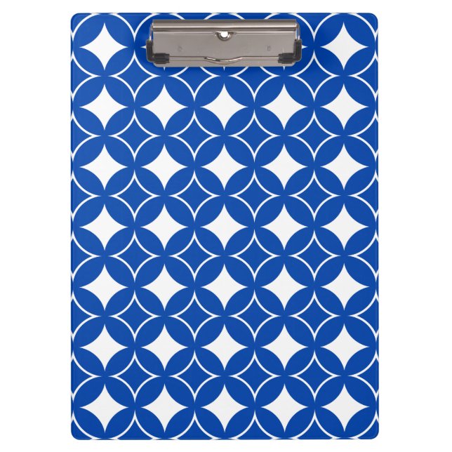 Porte-bloc Motif shippo bleu et blanc (Devant)