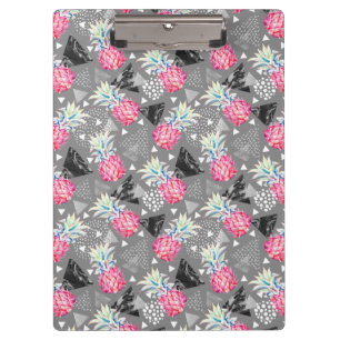 Porte-bloc Motif texturisé par ananas géométrique