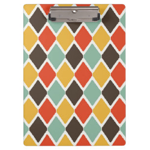 Porte-bloc Motif tribal de mode d'ikat moderne
