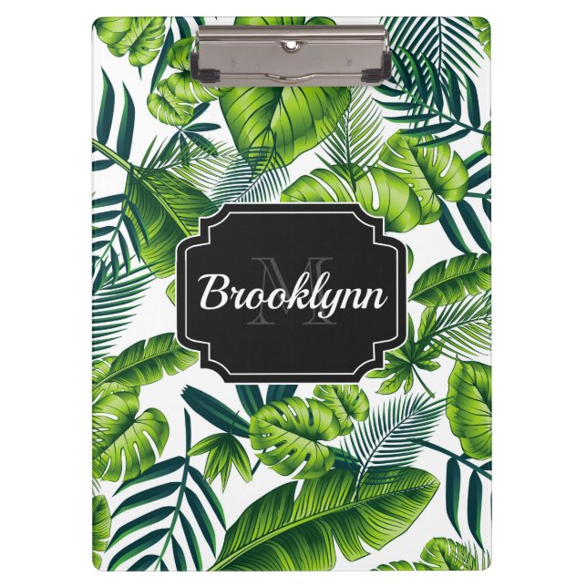Porte-bloc Motif tropical (Devant)