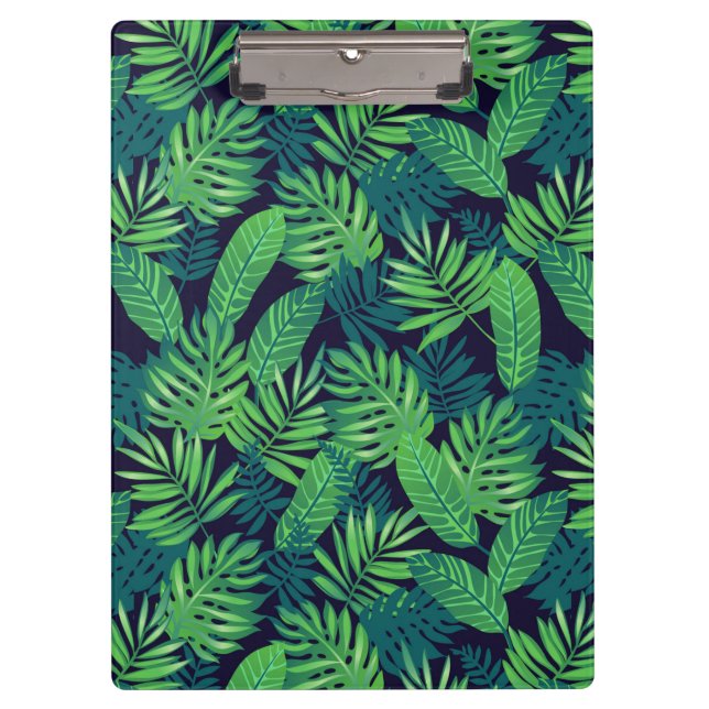 Porte-bloc Motif tropical de feuille (Devant)