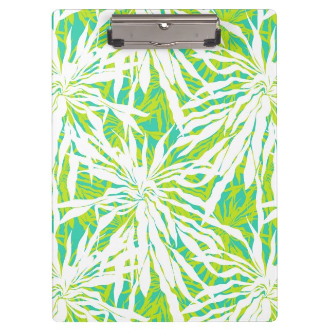 Porte-bloc Motif tropical de palmettes (Devant)