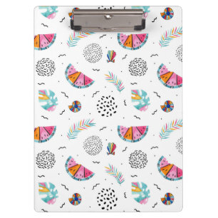 Porte-bloc Motif tropical d'été de style de Memphis