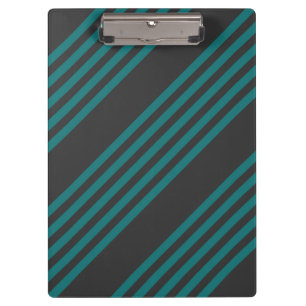 Porte-bloc motif turquoise et charbon de bois à cinq bandes