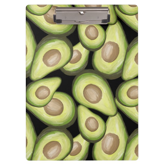 Porte-bloc Motif Vegan Avocado frais et gourmand (Devant)