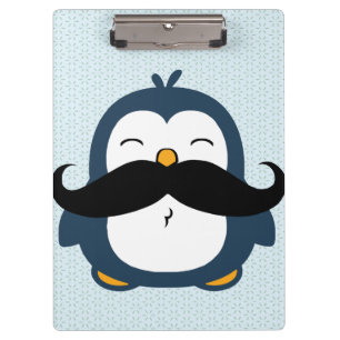 Porte-bloc Moustache Penguin