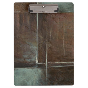 Porte-bloc Mur de briques rouge et gris