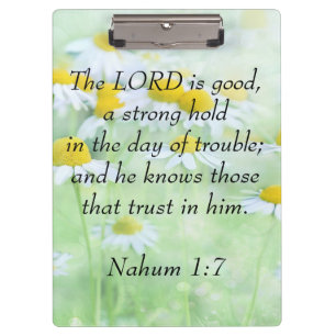 Porte-bloc Nahum 1:7