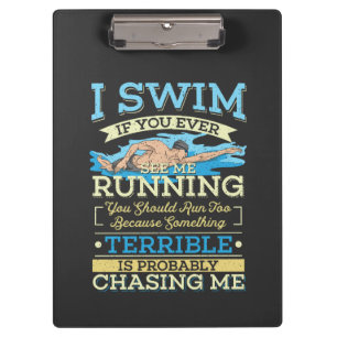 Porte-bloc Natation - Je nage