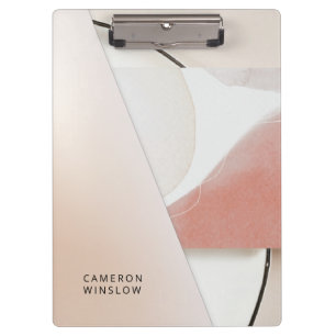 Porte-bloc Neutre Tonalité Terre moderne Abstrait