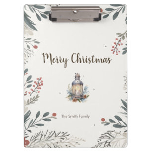Porte-bloc Noël Aquarelle Salutations