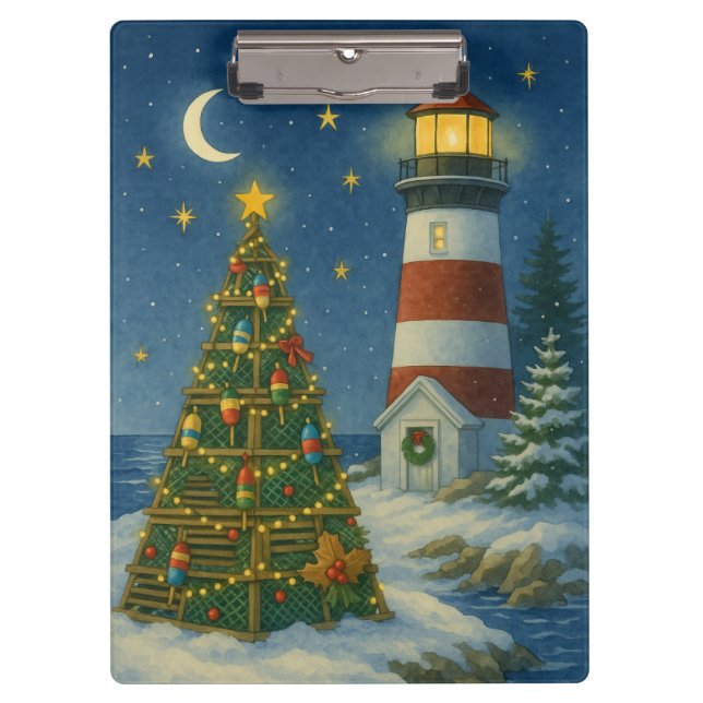 Porte-bloc Noël de la côte atlantique (Devant)