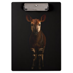 Porte-bloc noir 4 Luxe, Okapi de la forêt