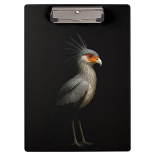 Porte-bloc noir 4 Luxe, secrétaire oiseau