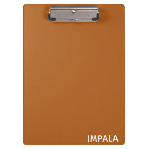 Porte-bloc Nom de couleur brun Impala