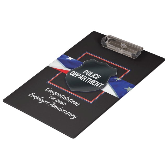 Porte-bloc Nom personnalisé, Anniversaire de l'employé de la  (Incliné)