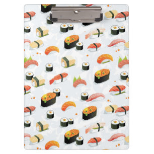 Porte-bloc Nourriture japonaise : Motif de sushi