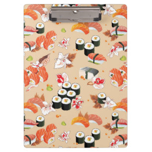 Porte-bloc Nourriture japonaise : Sushi Motif 3