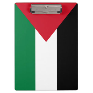 Porte-bloc officiellement le drapeau de l'État de Palestine
