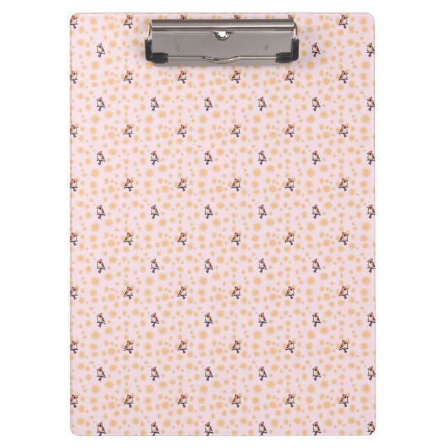 Porte-bloc Oiseaux motifs floraux (Devant)