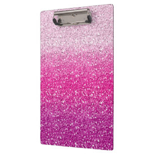 Porte-bloc Ombre rose scintillant