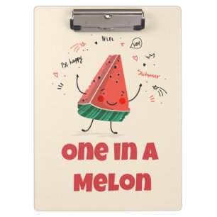 Porte-bloc One in a Melon - Cute Watermelon Porte - bloc Desi