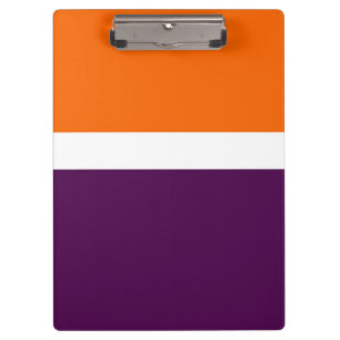 Porte-bloc Orange blanc violet couleur pâle Conception des bl